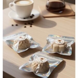 Handmade (3) Goats Milk Travel Shampoo Set in Holographic Packaging NWT